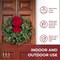 Haute Decor Adapt Adjustable Length Wreath Hanger with Removable Icon
